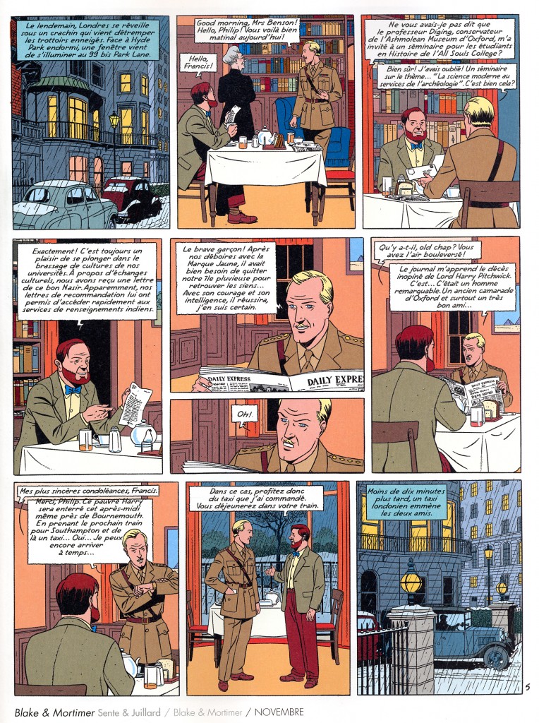 Le serment des cinq Lords Blaket Mortimer