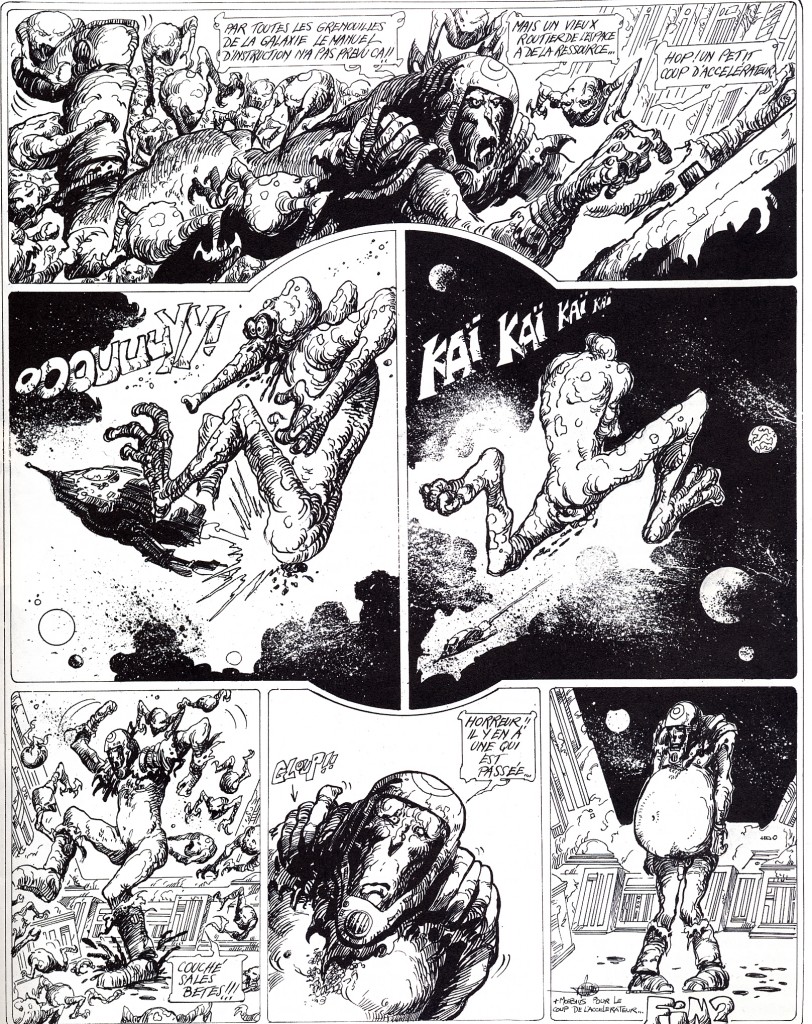 Rut Druillet 3 Bande dessinée de Philippe Druillet, en trois planches, publiée dans le n°1 de Métal hurlant, au premier trimestre 1975.