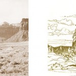 À leur retour des USA, Jean Giraud va utiliser la photo de Jean-Claude Mézières à cheval en cow-boy pour l'illustration des pages de garde de ses albums de « Blueberry ».