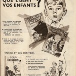 Publicité, dans Bonnes Soirées, pour les aventures de « Spirou ».