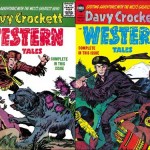 Les deux couvertures de Western Tales avec Davy Crockett. Le numéro suivant, consacré à Jim Bowie, est toujours de Kirby...