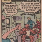 The Thing lisant son journal chez Kirby et Ditko