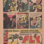 Pages de publicité pour « The Fly » dans Double Life of Private Strong n°1, antérieures à Adventures of the Fly n°1.