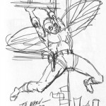 Dessin de The Fly réalisé par Joe Simon pour un fan.