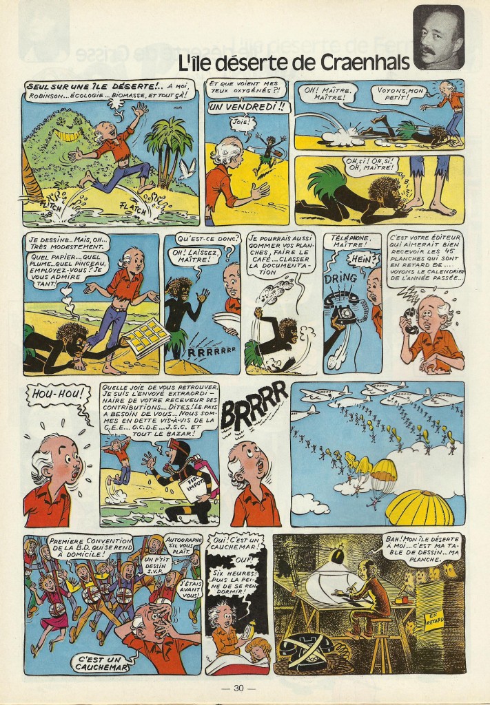 Tintin belge n°50 ou français n°327 du 15 décembre 1981.