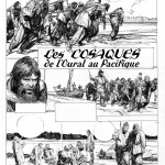 Planche originale de l'épisode « Les Cosaques de l'Oural au Pacifique » publié dans le n°15 de La Découverte du monde, chez Larousse, en décembre 1979