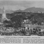 Papeete bombardée (Photos parue en décembre 1914 dans " Le Miroir " n° 54, page 8)