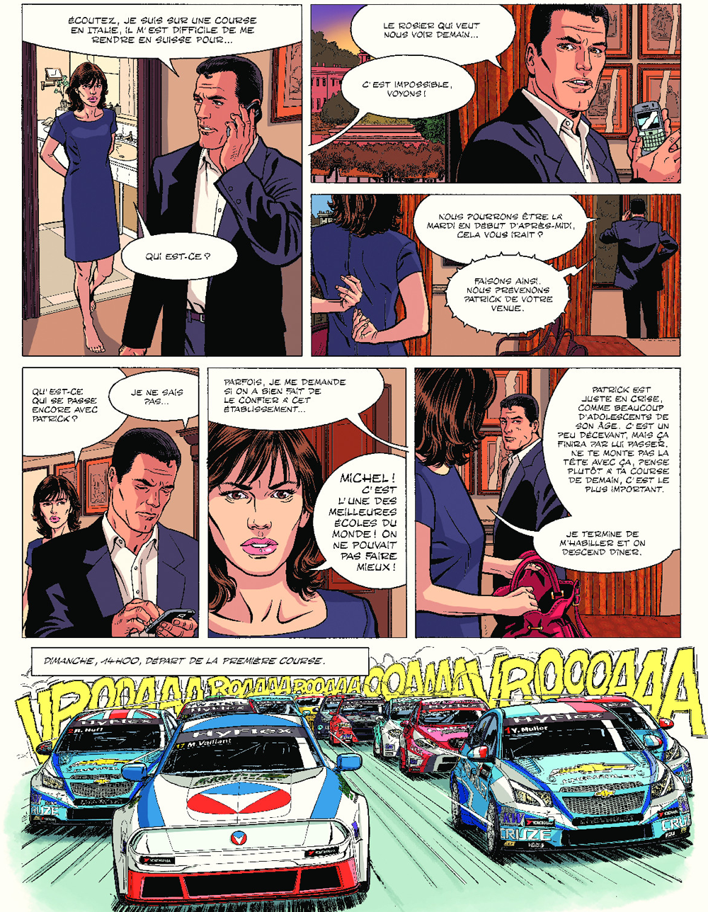 Michel Vaillant Nouvelle Saison T1 Au Nom Du Fils Par Marc Bourgne Benjamin Beneteau Philippe Graton Et Denis Lapiere Bdzoom Com