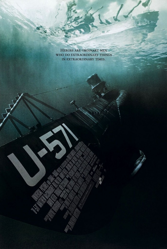 Affiche pour "U-571" par J. Mostow (2000)