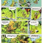 Une page de La Queue du Marsupilami, écrite par Greg et dessinée par Batem.