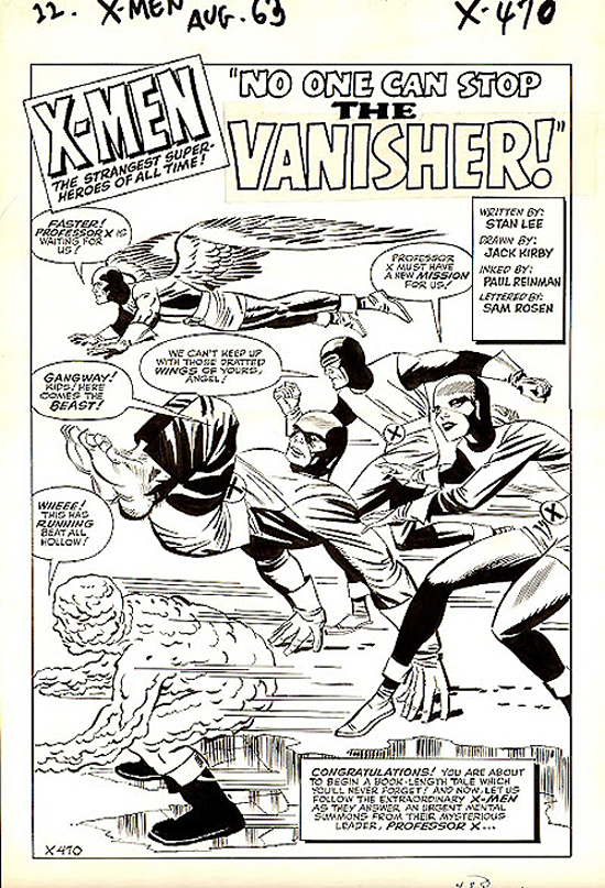 2 pages volées dans les années 1980 : X-Men et Sgt. Fury.
