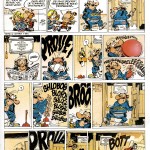 Un gag pétaradant du « Petit Spirou » publié dans le n° 19 de BoDoï, en mai 1999.