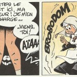Un extrait du gag n° 13 censuré par un quotidien français.