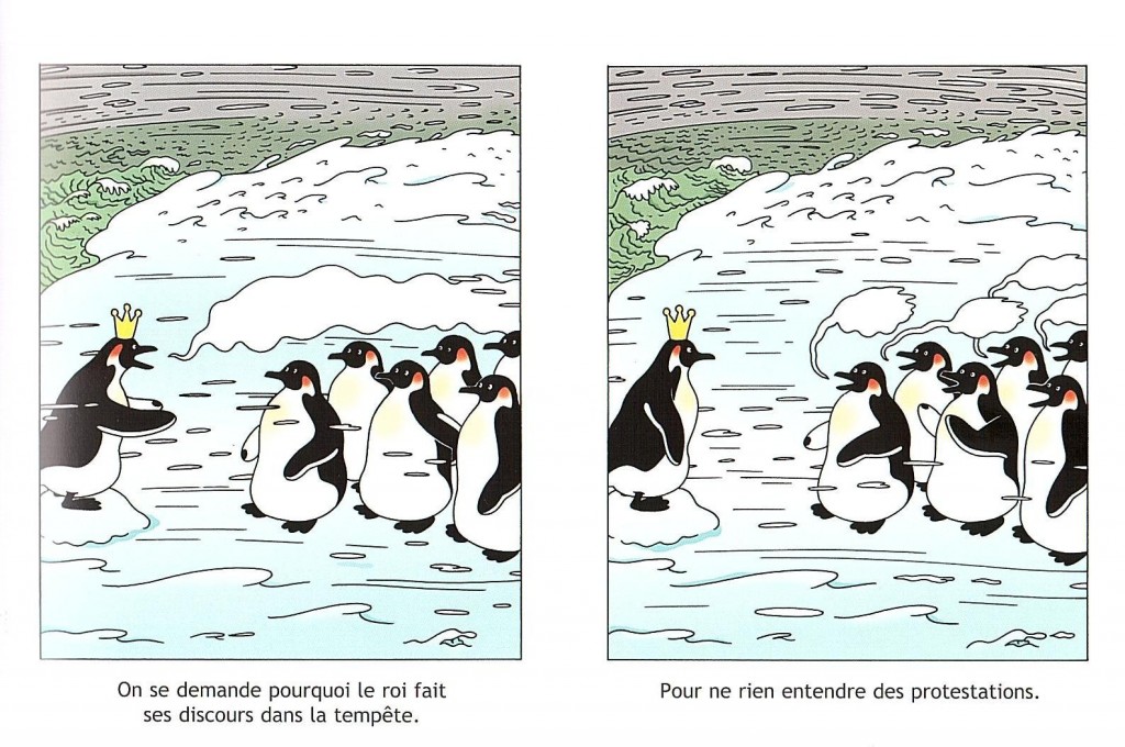 Les Manchots sont de sacrés pingouins Le discours du roi