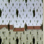 Golconde par Magritte