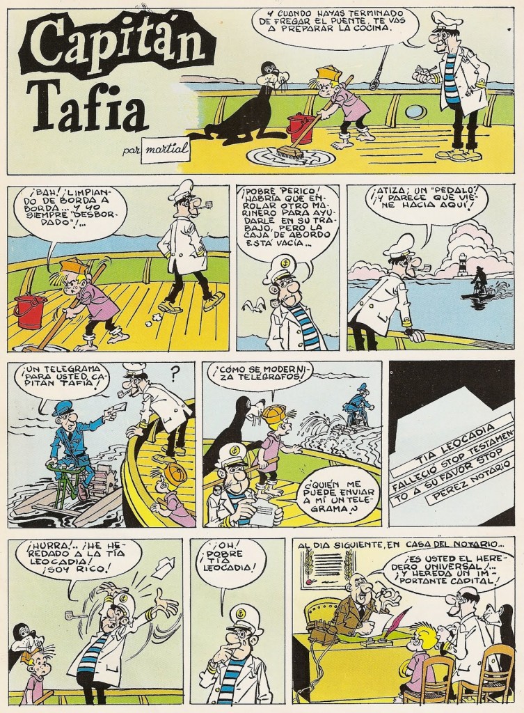 « Captain Tafia » , version Record, traduit en espagnol.