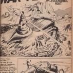 La première page de « Captain Valiant, Ace of Interplanetary Police Patrol » de Dennis Gifford, tirée de Space Comics n° 73.
