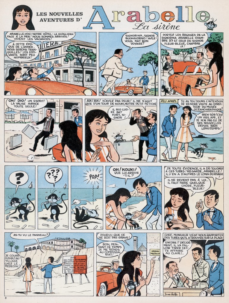 Arabelle la sirène, Grabuge à l'archipel. Illustré du dimanche (n°18, 1967) Arabelle la sirène dans « Grabuge à l'archipel », épisode inachevé paru dans Illustré du dimanche (en 1967).