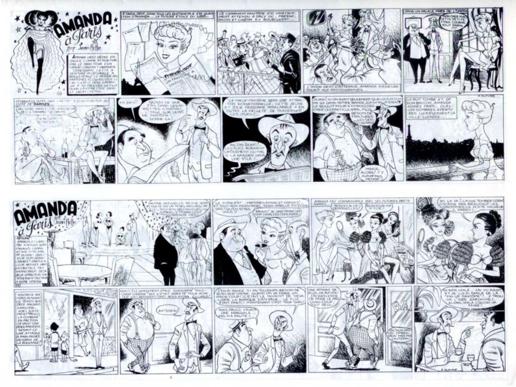 amandaàparis Extrait d'un épisode d'« Amanda la pin up fantôme » repris dans le n° 21 de Hop !, en septembre 1979.