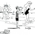 Un dessin humoristique de Jean Ache pour France Dimanche.