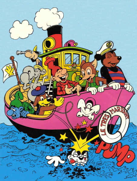 Couverture d'un Pif spécial comique de juin 1980 dessinée par Michel Motti.