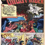La splash de « Ghost Rider » de Tim Holt n° 11.