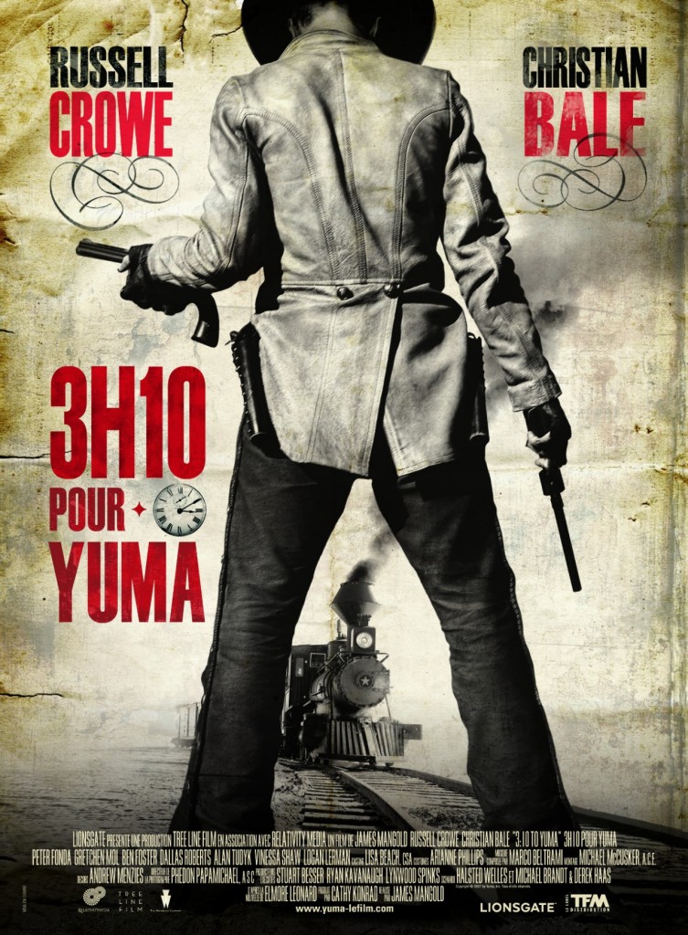 Une affiche western, très proche de la couverture