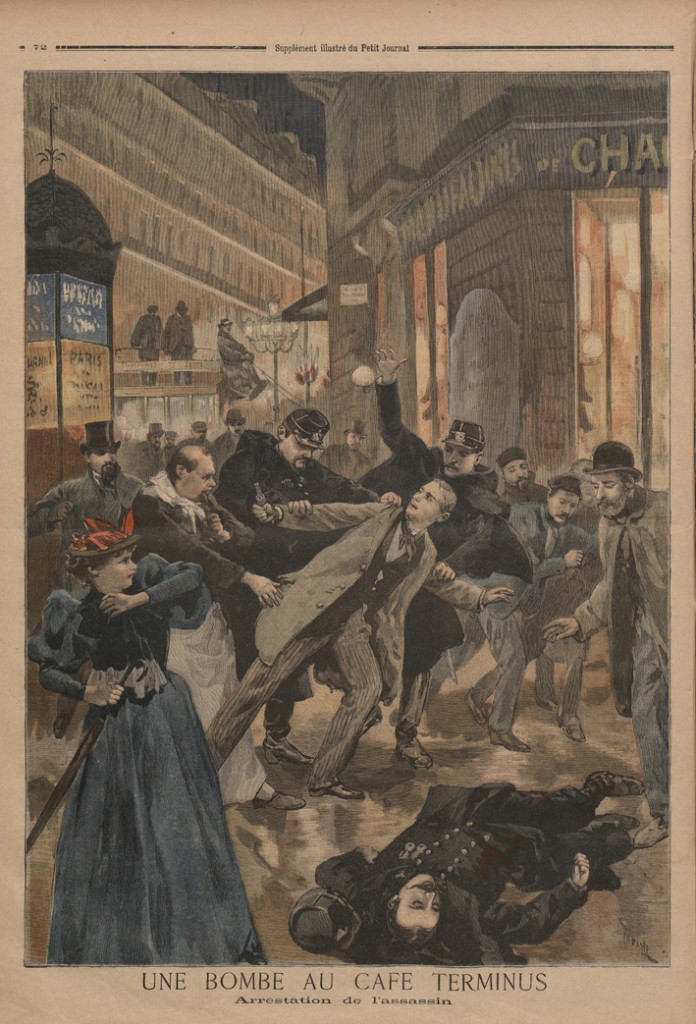 Attentat de l'hôtel Terminus, Le Petit Journal Illustré, 26 février 1894.
