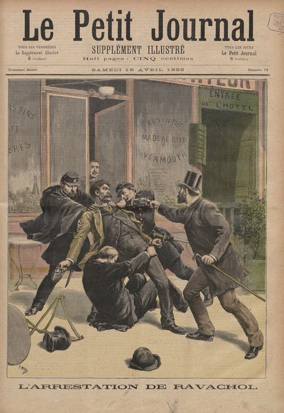 L'arrestation de Ravachol (Le Petit Journal, 16 avril 1892)