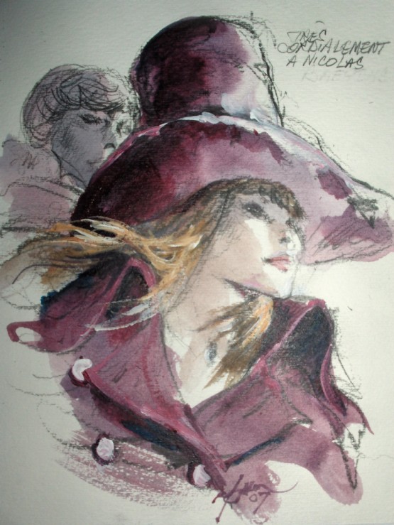 Gouache Originale René Follet - Couverture Bob Morane - Non Signée - Année 2002