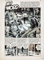 La dualité entre les deux histoires introspectives de Wood : le côté lumière de « My World » (Weird Science n° 22) contre le côté sombre et désabusé de « My Word » (Big Apple Comix n°1).
