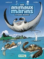 couverture les animaux marins en bande dessinée T 3