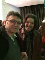 Gilles Ratier, en compagnie de Charlie Adlard, à Angoulême