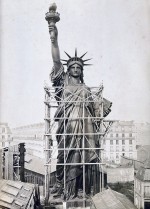 Statue de la liberté achevée à Levallois Perret