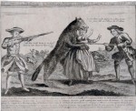 Figure de la Bête féroce que l'on croit être une hyène (1764) - BNF
