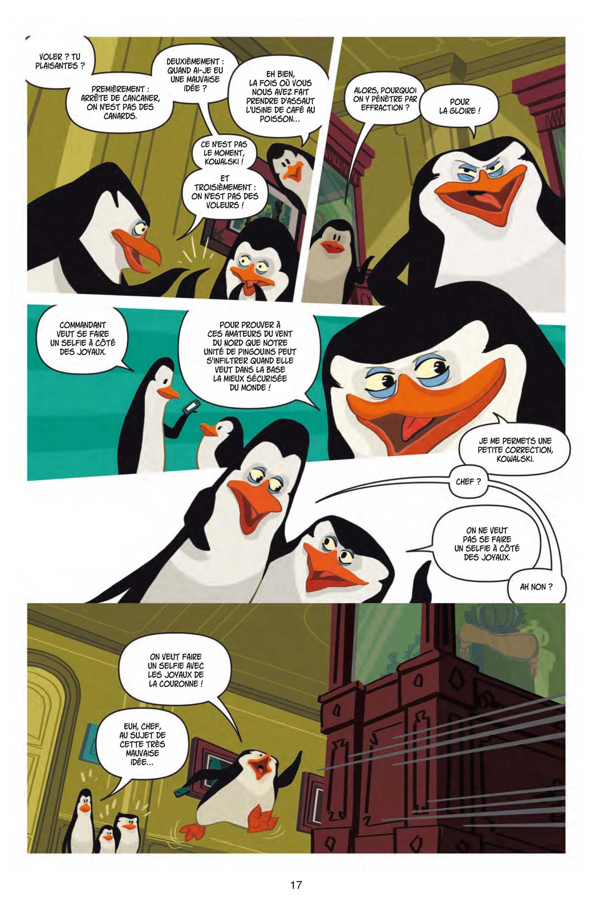 Les pingouins de madagascar p 17