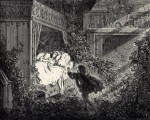 Les racines du mal dans La Belle au bois dormant : Gustave Doré, planche pour "Les Contes de Perrault" (Hetzel, 1867)