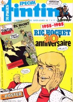 Couverture anniversaire des 30 ans pour un Tintin Spécial en 1985