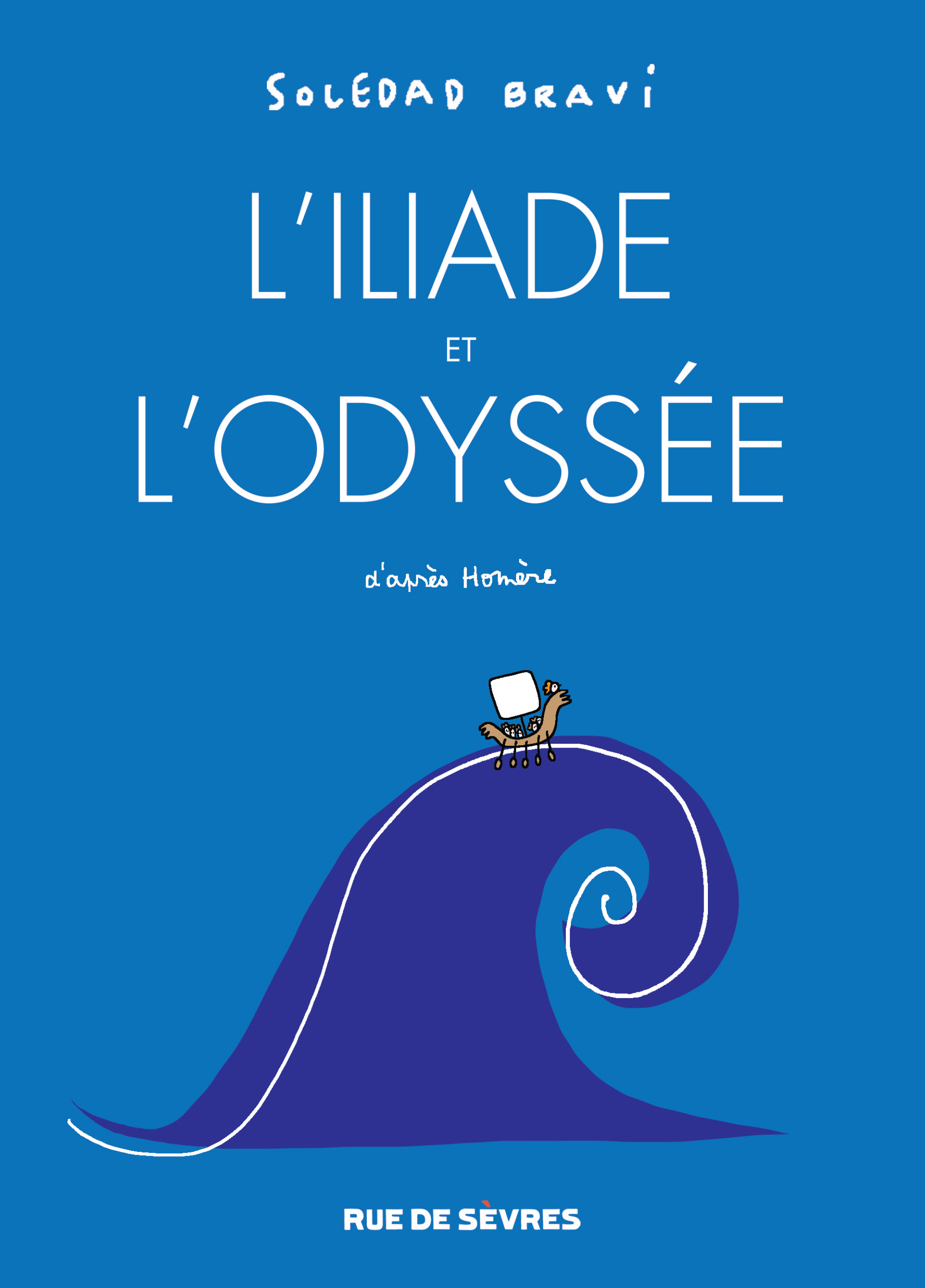 Couverture l'Iliade et l'Odyssée Soledad Bravi
