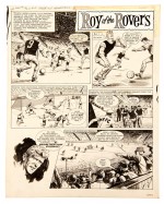 Roy Of The Rovers original artwork by Joe Colquhoun