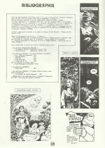 Dernière page du dossier Claude Auclair dans le n° 5 de Dommage, en 1982.