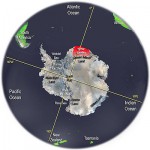 La Nouvelle-Souabe (en rouge) en Antarctique