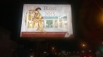 Photo de l'affiche réalisée par Annie Goetzinger pour les vœux du maire de la ville de Blois en 2015, avec François 1 et, au fond, la toute nouvelle Maison de la BD.