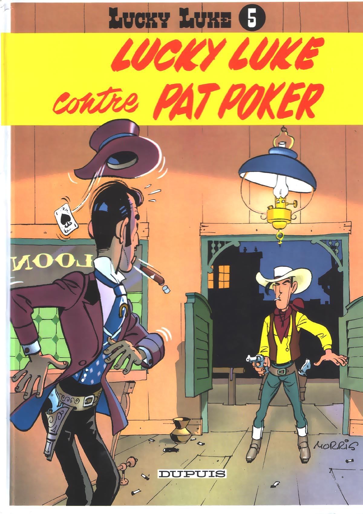 Contre Pat Poker (en 1953) : sans doute l'une des plus belles couvertures de la série
