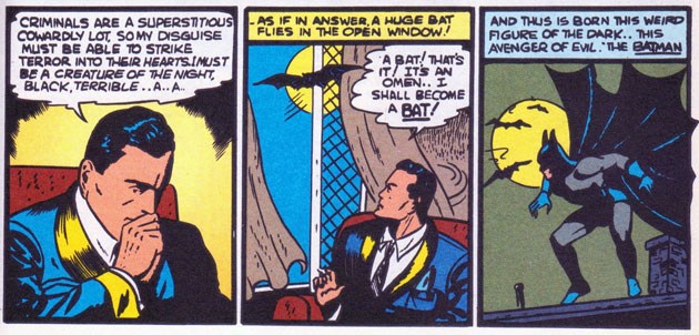 « Batman » par Bob Kane et Bill Finger.