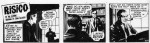 Strip introductif pour "Risico" (1961), nouvelle où Bond finit par affronter le trafiquant Kristatos.
