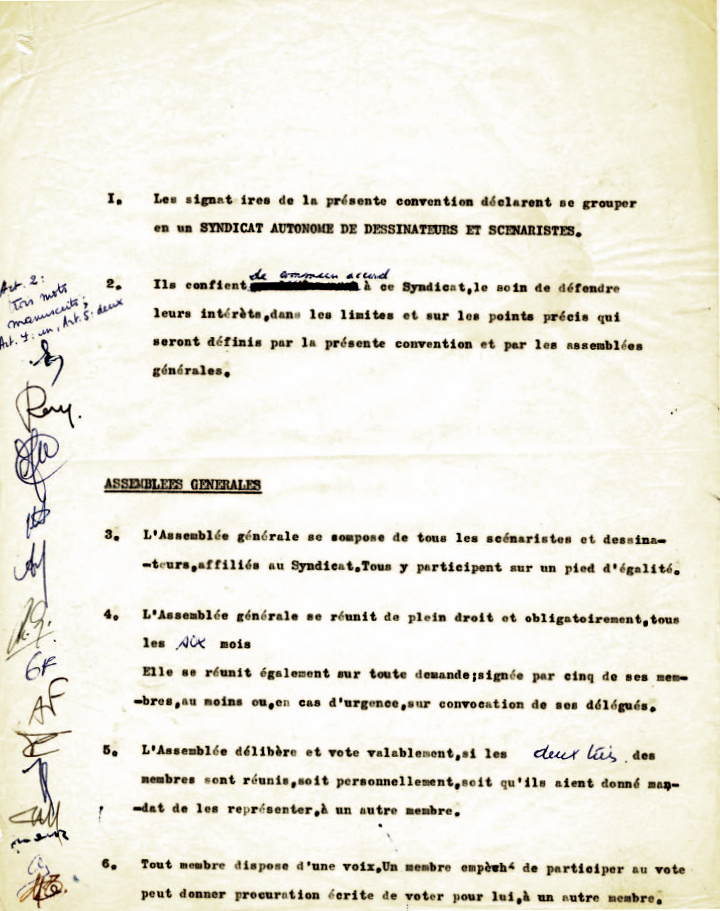 Un extrait de la charte pétitionnaire de 1956