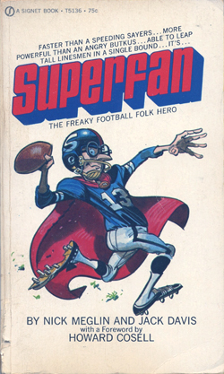 Couverture d’une édition regroupant les strips de « Superfan ».