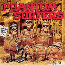 Pochette du disque « The Great Surf Crash of 97 » des Phantom Surfers (Lookout Records, 1997).