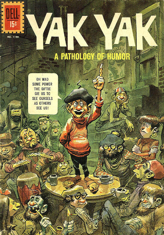 Couverture du n° 1 de Yak Yak pour les Four-Color Comics.
